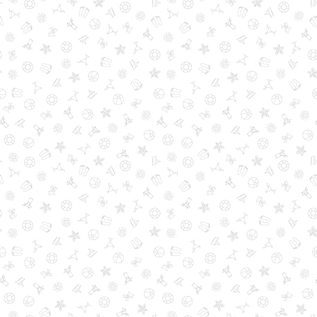 Summer seamless pattern background Vector texture illustration