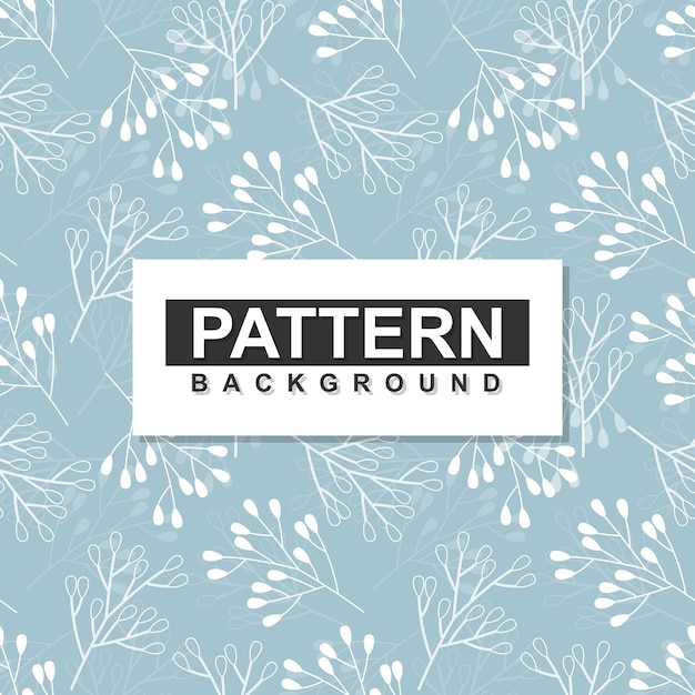 Summer seamless pattern on blue background