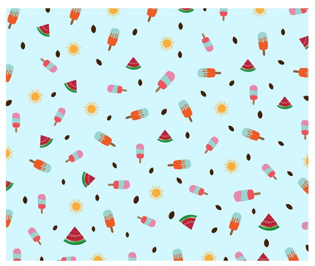 Summer Seamless Pattern