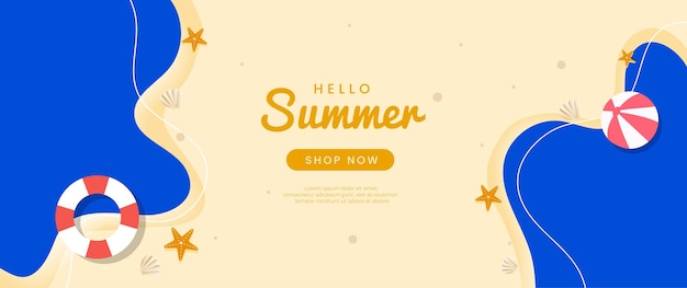 Summer Season Sales Background