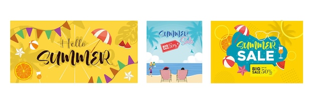 summer shopping ads with discount offers