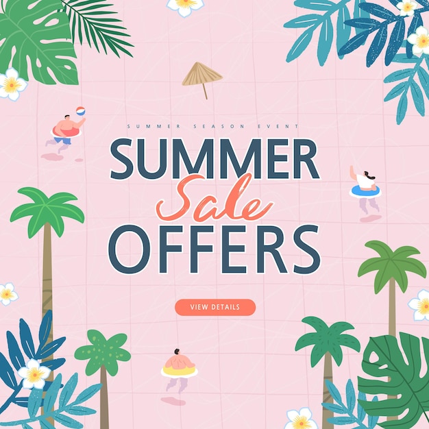 summer shopping event Banner