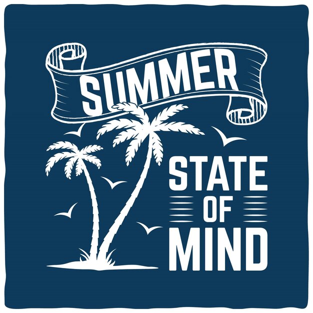 Premium Vector Summer State Of Mind Forever Young premium-vector-summer-state-of-mind-forever-young