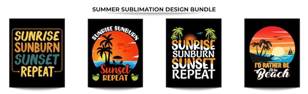 Summer Sublimation Design Bundle Vol 12