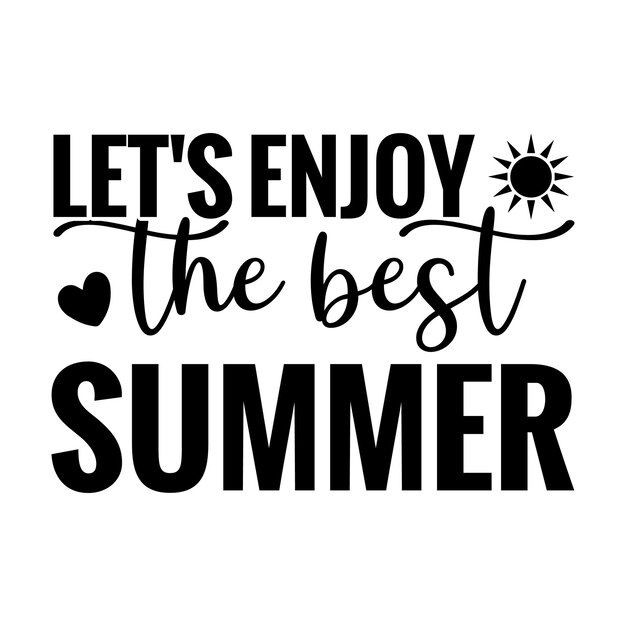 Vector summer svg design