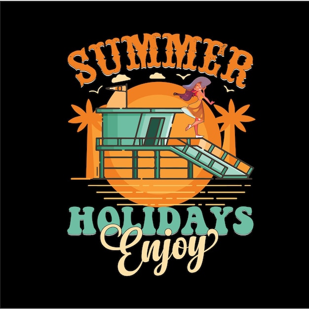 Vector summer svg design