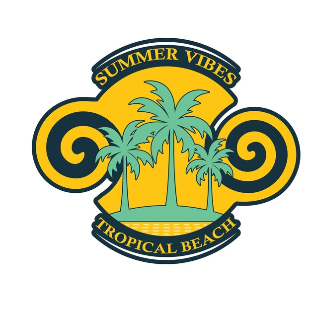 Vector summer svg design