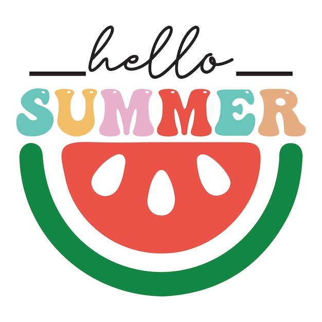 summer svg design