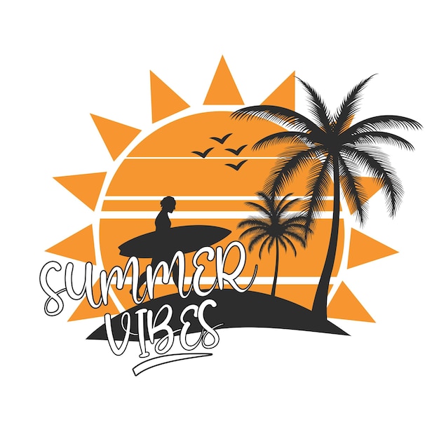 Summer T shirt Design and Vacation