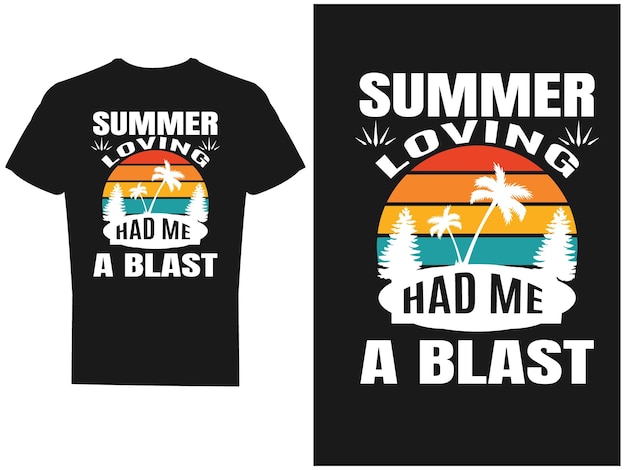 Summer T Shirt design and vector