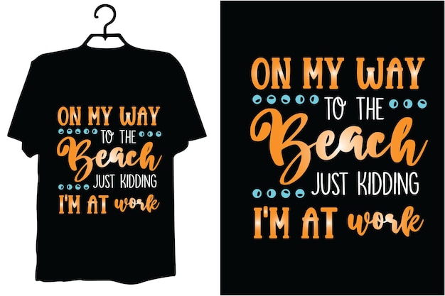 Summer t shirt design vector