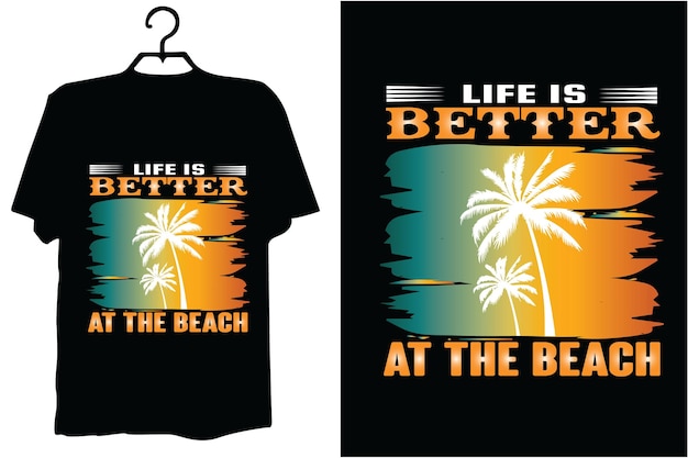 Summer t shirt design vector