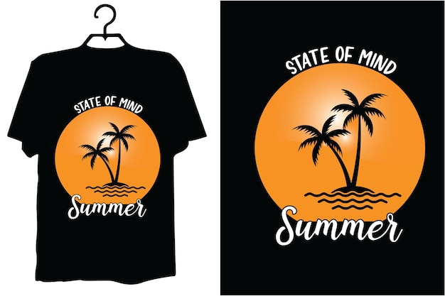 Summer t shirt design vector