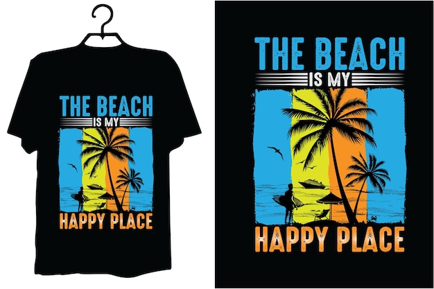 summer t shirt design vector