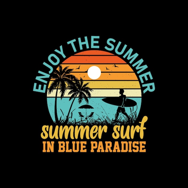 夏のTシャツのデザイン