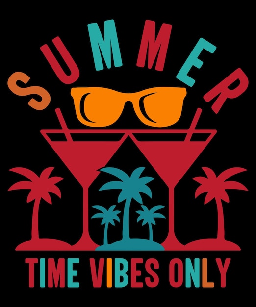 Summer t shirt design