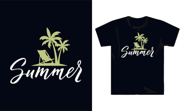 Summer t shirt design