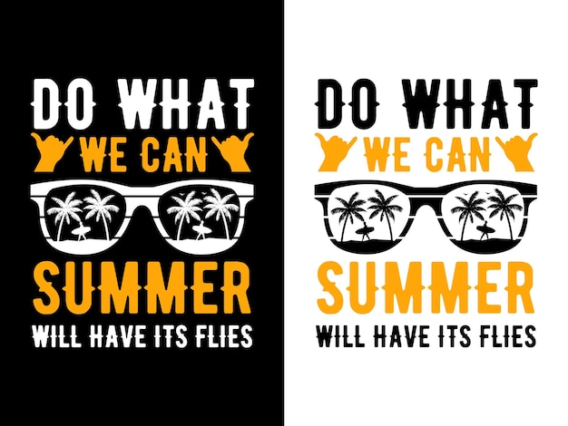 Vector summer t shirt design