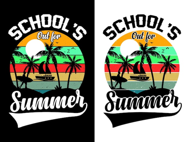 Summer t shirt design