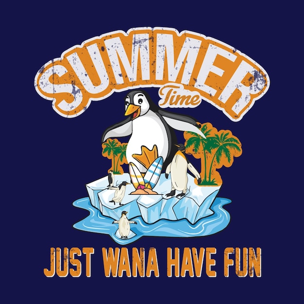 Vector summer t-shirt design