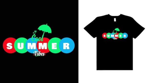 Vector summer t shirt design