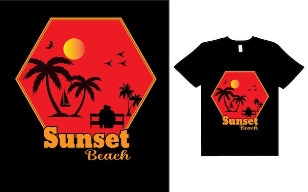 Vector summer t shirt design