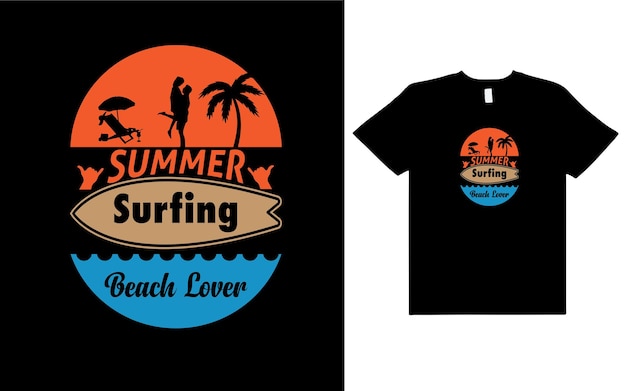 Vector summer t shirt design