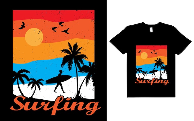 Vector summer t shirt design