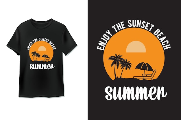 Summer t shirt design