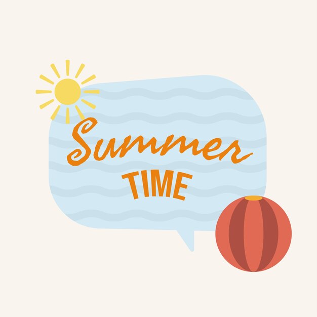 Summer time chat design