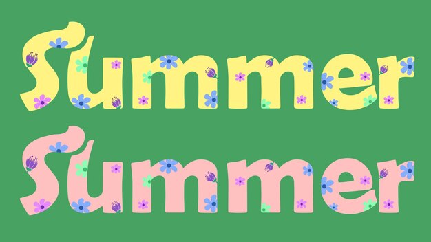 Vector summer time color background