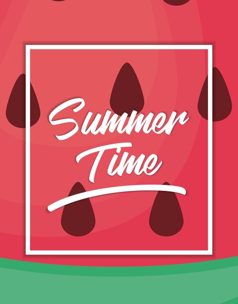 Vector summer time design