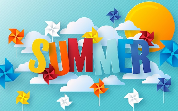 Summer time holiday design 