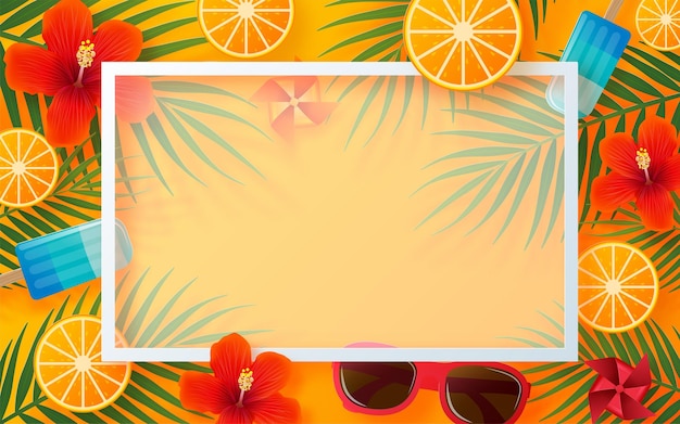 Vector summer time holiday design