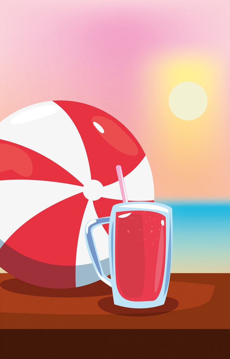 Vector summer time holiday
