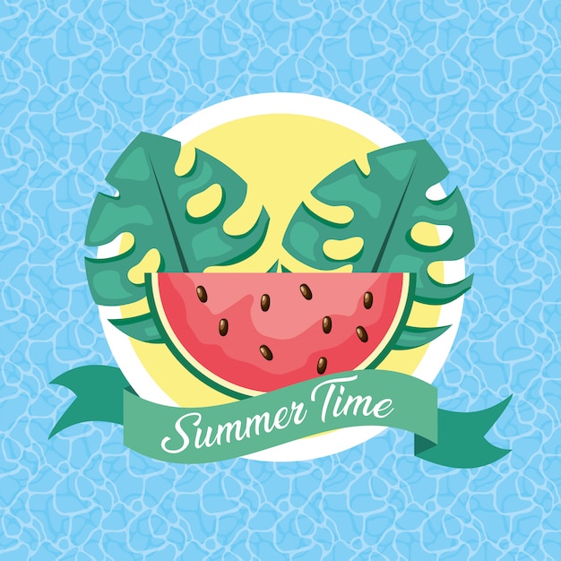 Summer time illustration