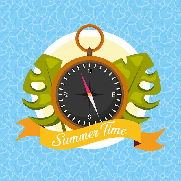 Vector summer time illustration