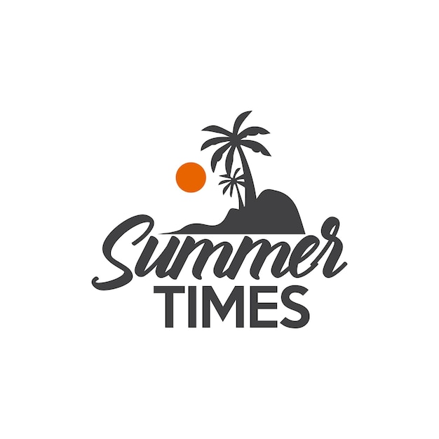 Summer times tshirt design