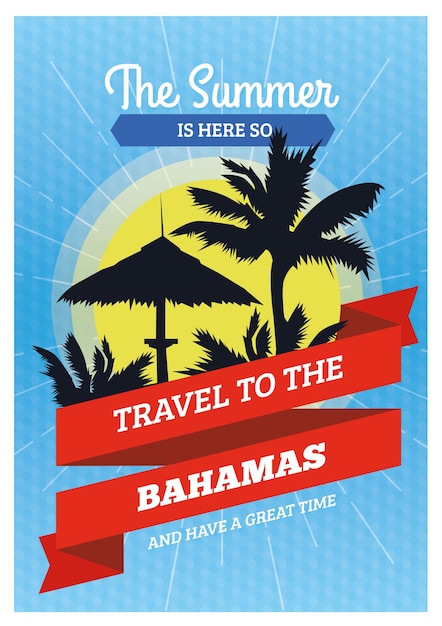 Summer travel flyer