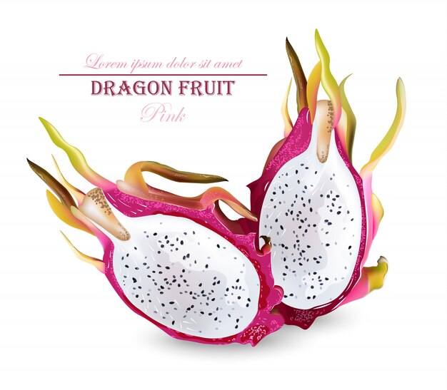 Frutta tropicale del drago di pitaya di estate