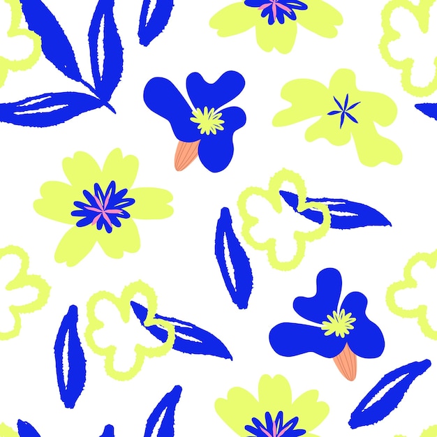 Summer tropical seamless pattern