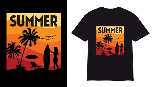 여름 티셔츠 디자인 3