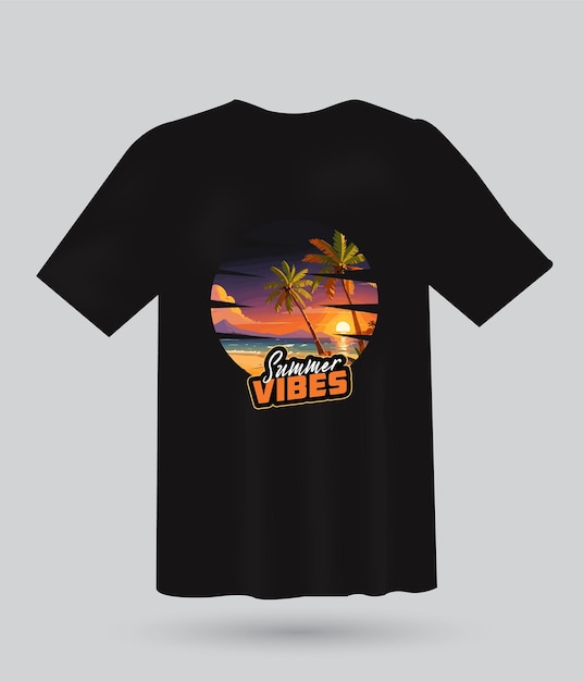 여름 티셔츠 디자인 (Hello Summer T-Shirt Design)