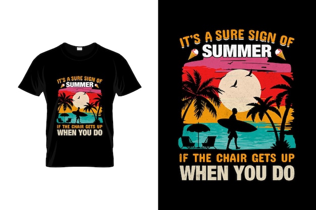 Vector summer tshirt design or summer poster design summer quotes summer typography