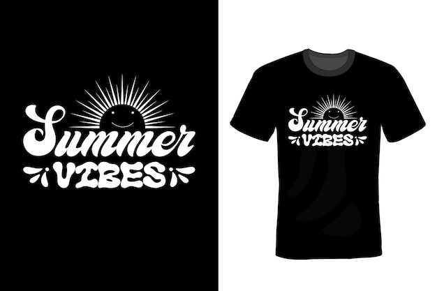 Summer Tshirt design typography vintage