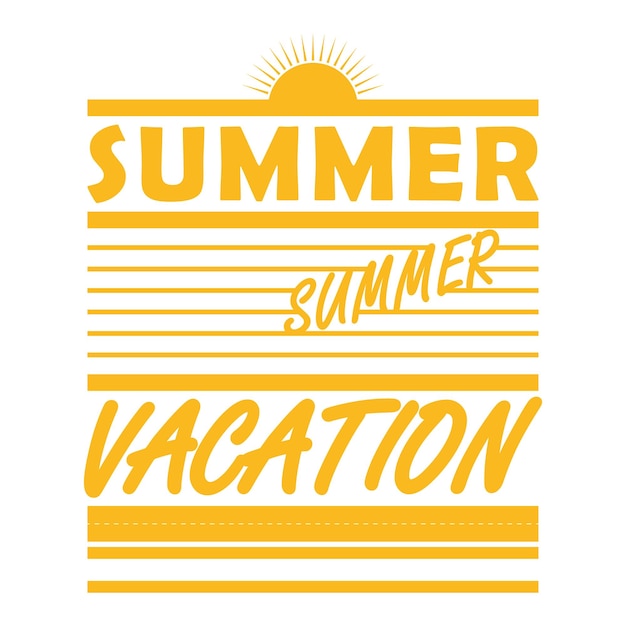 Vector summer tshirt design vector