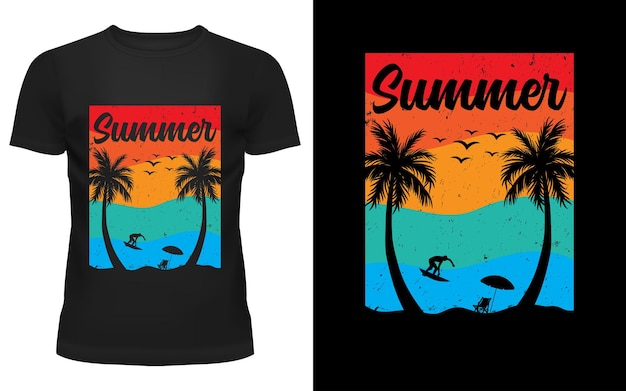 Vector summer tshirt design