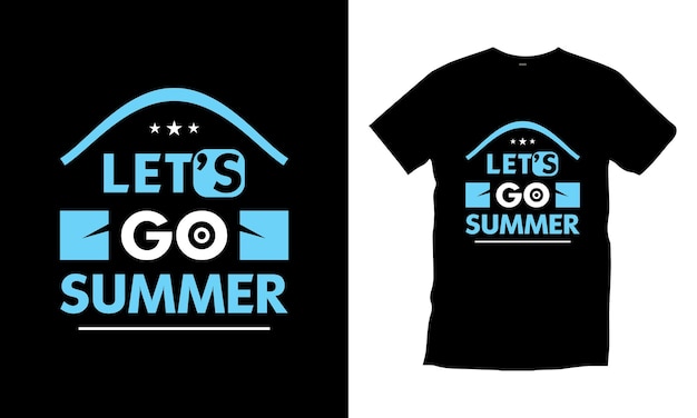 Summer typography t shirt design vector