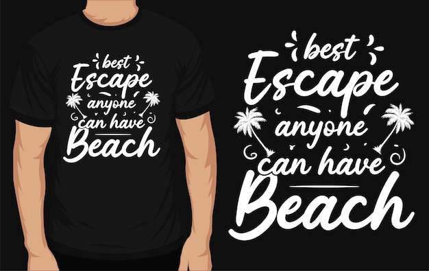 Summer typography tshirt design