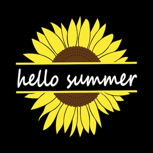 Summer typography vector tshirt design